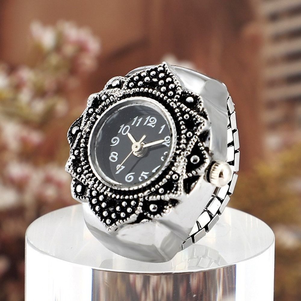 Vintage Jewelry Watches Women - นาฬิกาแหวนใส่นิ้วสำหรับผู้หญิงผู้ชายแหวนย้อนยุควินเทจของขวัญนาฬิกาเครื่องประดับคู่