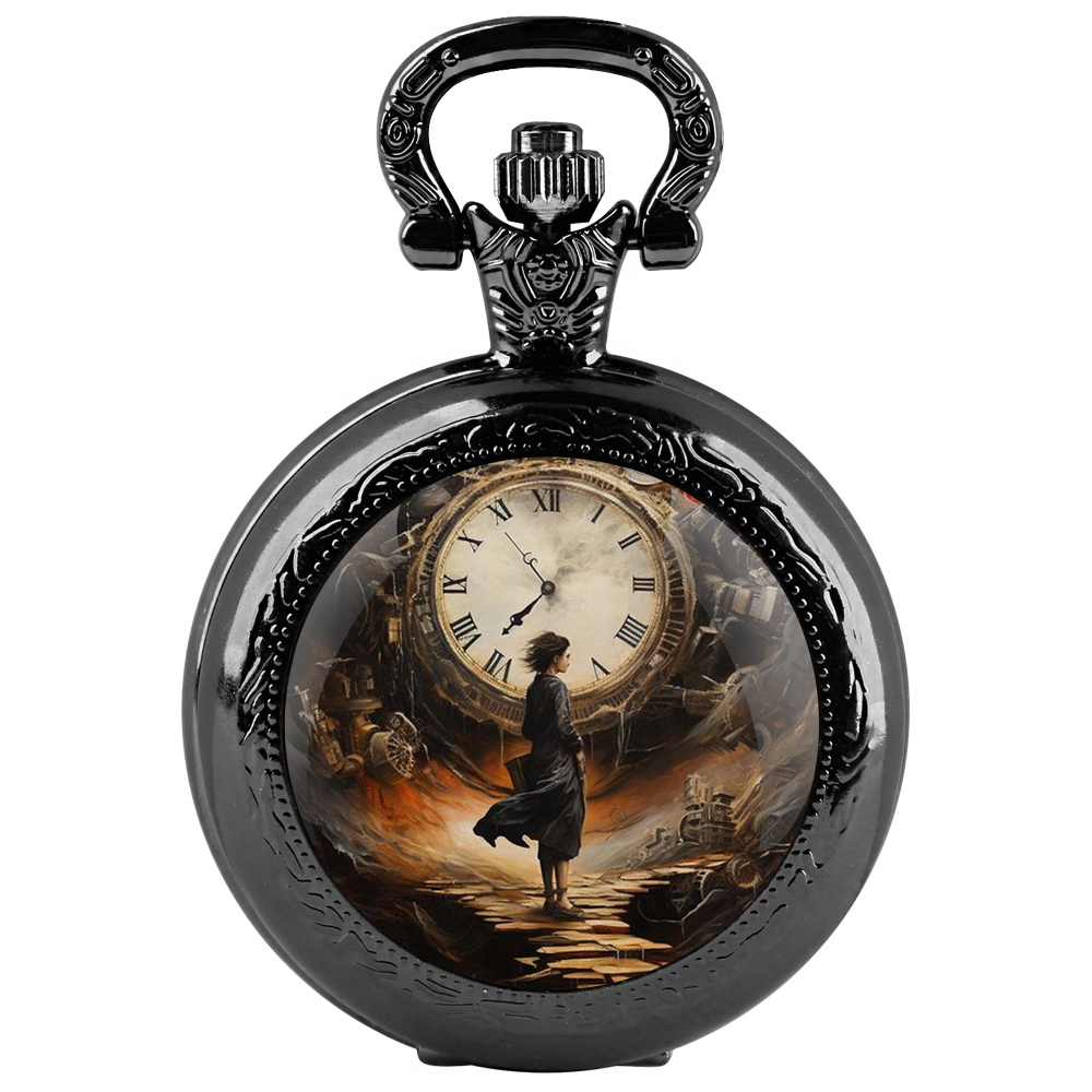 Jewelry Watches For Kids - ที่ไม่ซ้ํากัน Steampunk นาฬิกาเด็กแก้วโดม Vintage Quartz นาฬิกาพ็อกเก็ตนาฬิกาผู้ชายผู้หญิงเด็กจี้สร้อยคอเครื่องประดับของขวัญ