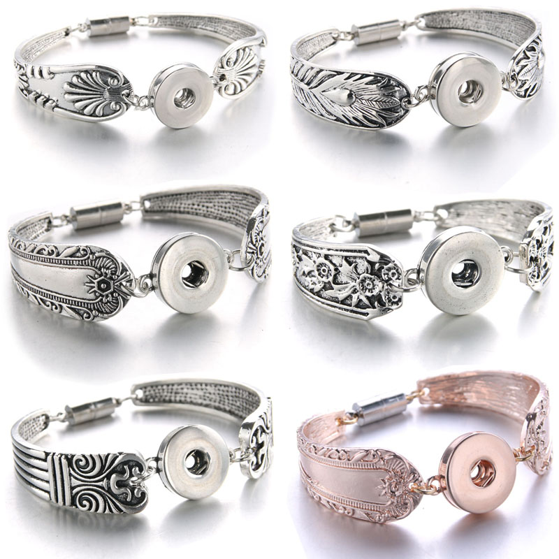Vintage Jewelry Watches Women - 2016แม่เหล็กโบฮีเมียนนาฬิกาผู้หญิงเครื่องประดับOne Direction P Ulserasวินเทจใหม่ล่าสุด18มิลลิเมตรโลหะสร้อยข้อมือปุ่มสแน็ป040906