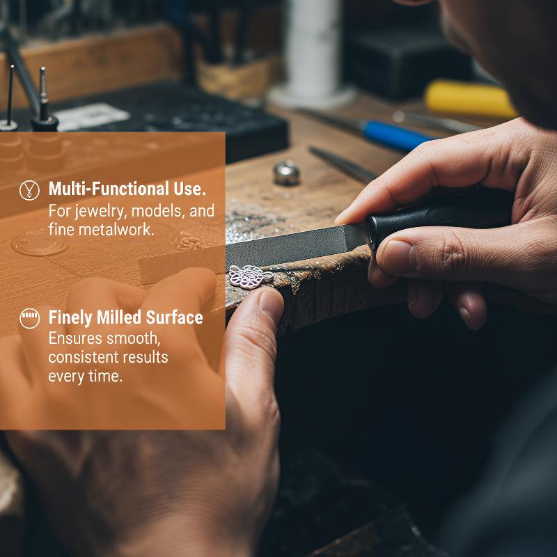 Jewelry Repair & Watches Reviews - ชุดตะไบโลหะ 10 ชิ้น พร้อมด้ามจับกันลื่น ชุดตะไบมือสำหรับงานละเอียด เหมาะสำหรับทำเครื่องประดับ