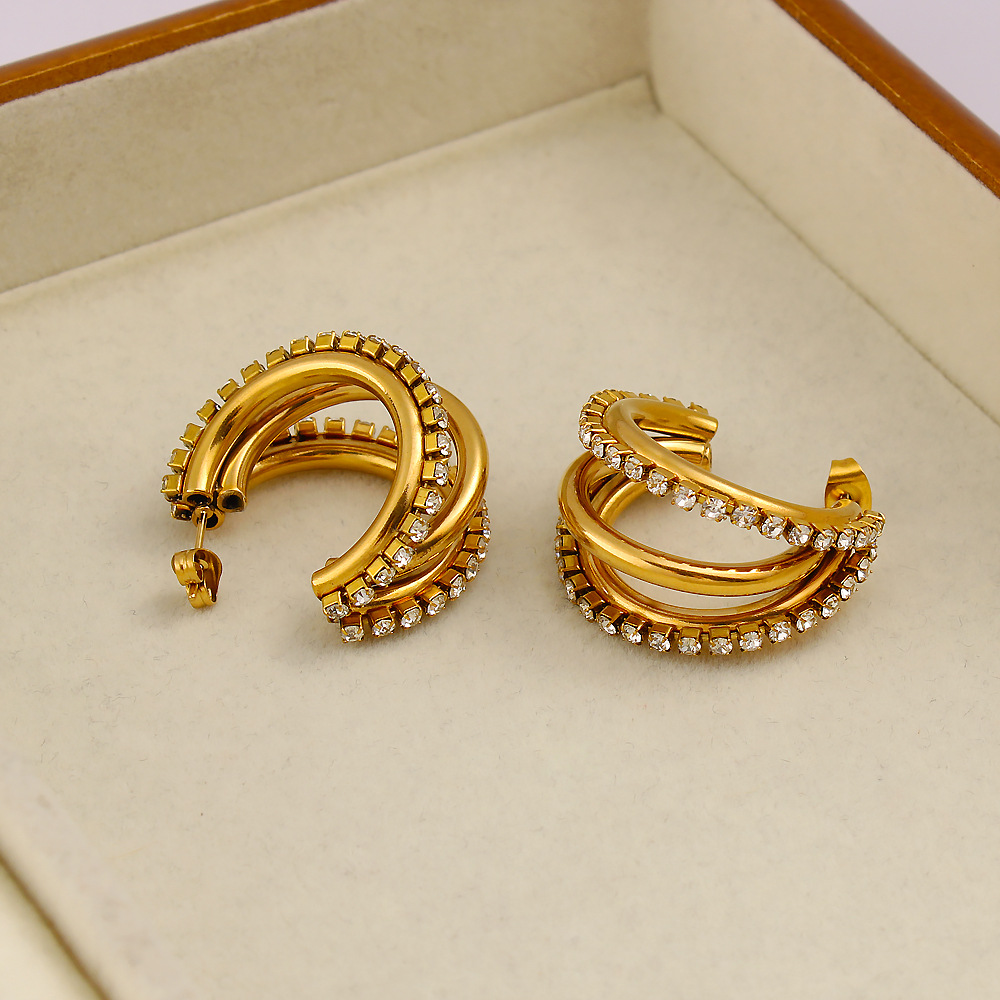 อุปกรณ์ DIY ต่างหูแบบติดเพชรทร - Diamond Stud Earrings บทวิจารณ์และราคา