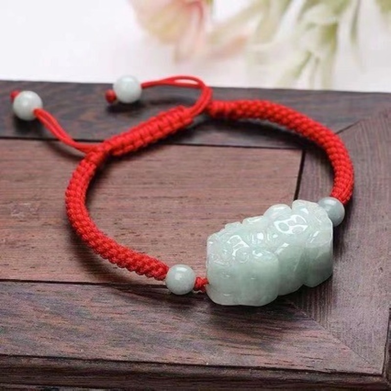 กำไลหยกแท้เกรด A รูปปี่เซียะสำ - Jewelry & Watches Sp Zo O บทวิจารณ์และราคา
