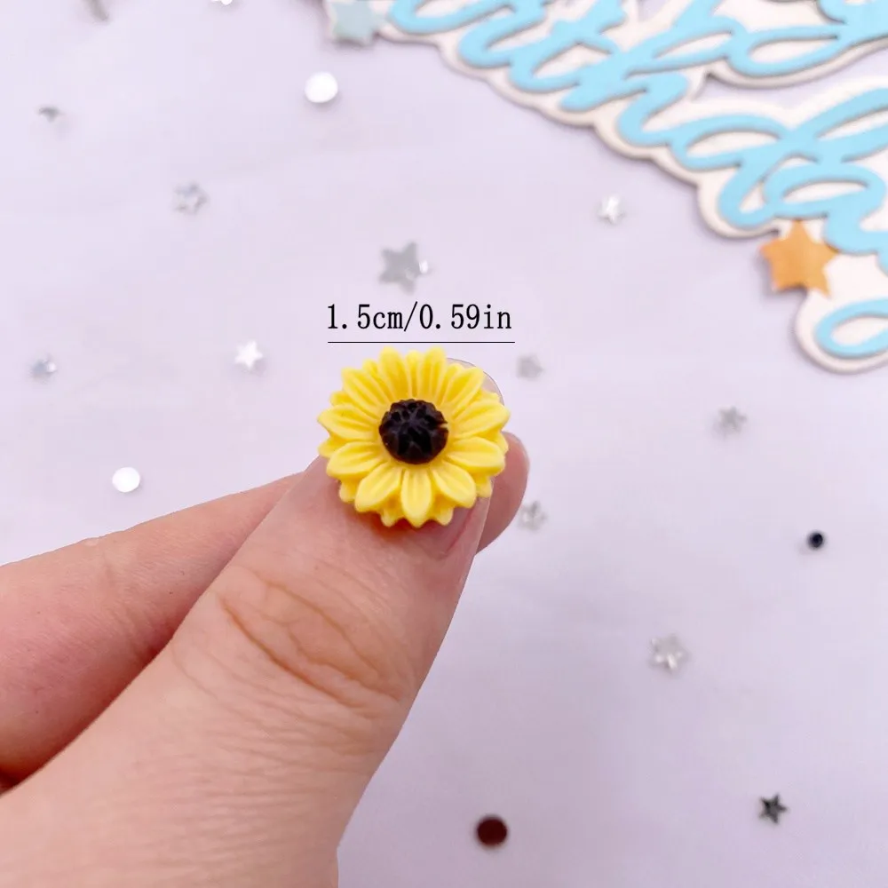 30ชิ้นเรซินสีสันสดใส15มม. ดอกท - Paradise Jewelry & Watches Llc Photos บทวิจารณ์และราคา