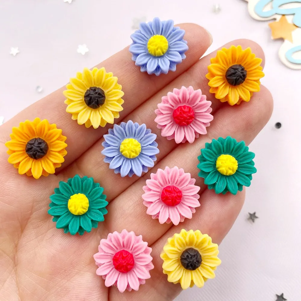 30ชิ้นเรซินสีสันสดใส15มม. ดอกท - Paradise Jewelry & Watches Llc Photos บทวิจารณ์และราคา