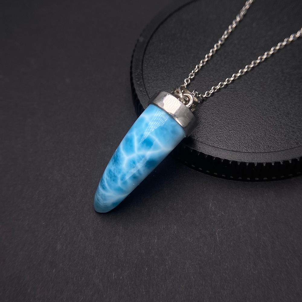 อินเทรนด์ธรรมชาติ Larimar สีฟ้ - Wolf Jewelry & Watches Tampa บทวิจารณ์และราคา