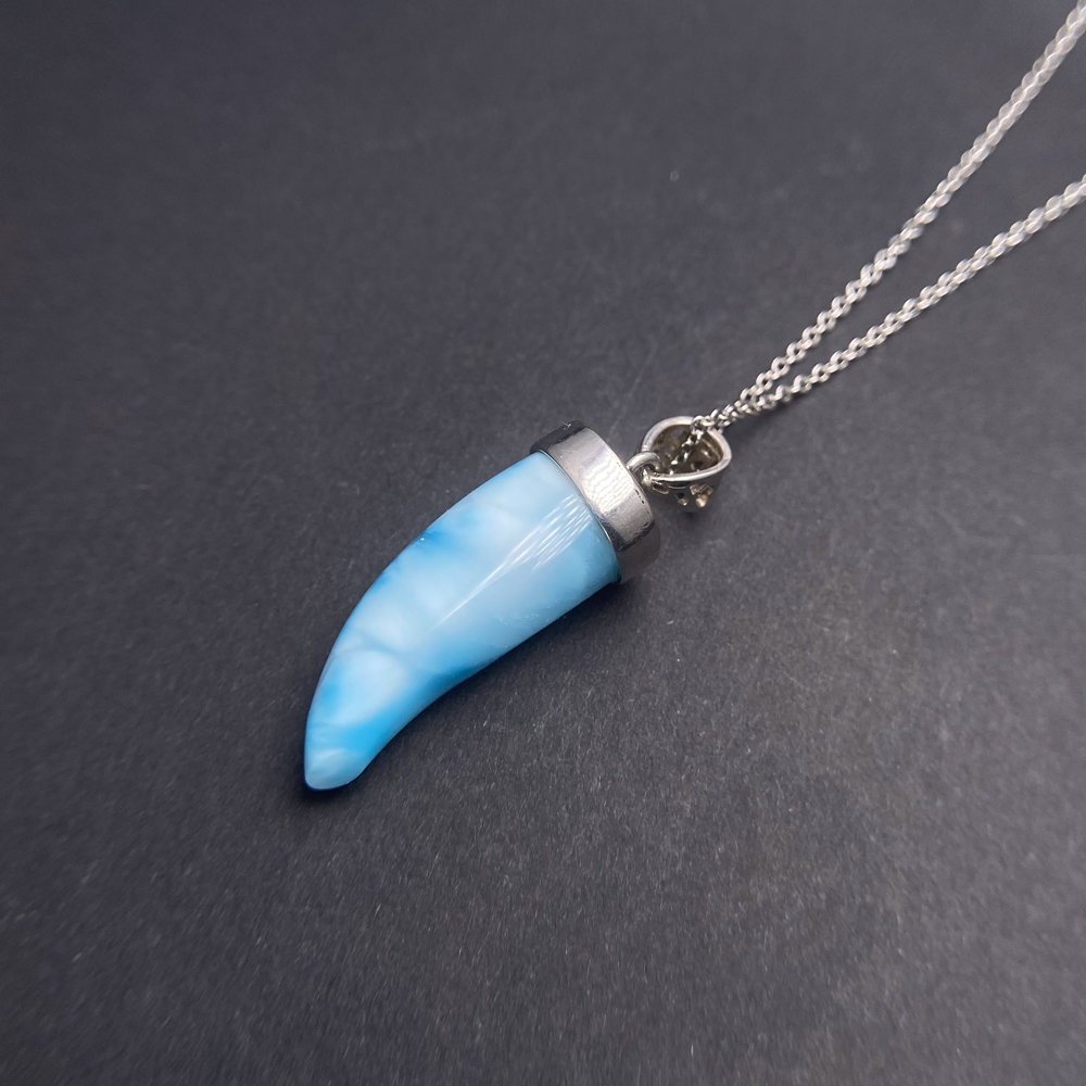 อินเทรนด์ธรรมชาติ Larimar สีฟ้ - Wolf Jewelry & Watches Tampa บทวิจารณ์และราคา