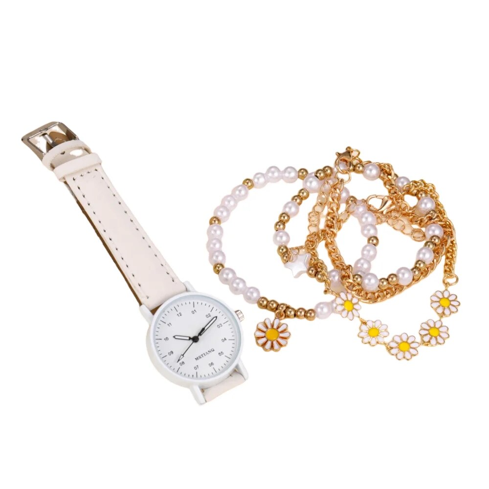 5 ชิ้นชุดสาวใหม่น่ารักสร้างสรร - Jewelry Watches For Kids บทวิจารณ์และราคา