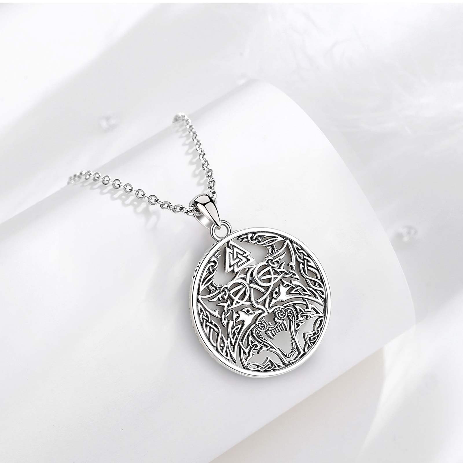 ยูโดร่า 925 เงินสเตอร์ลิงไวกิ้ - Wolf Jewelry & Watches Tampa บทวิจารณ์และราคา