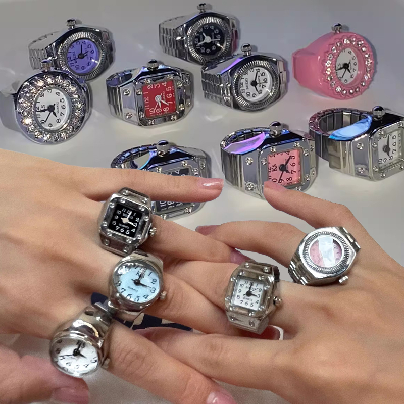 นาฬิกาข้อมือวินเทจสีเงินสไตล์ม - Vintage Jewelry Watches Women บทวิจารณ์และราคา