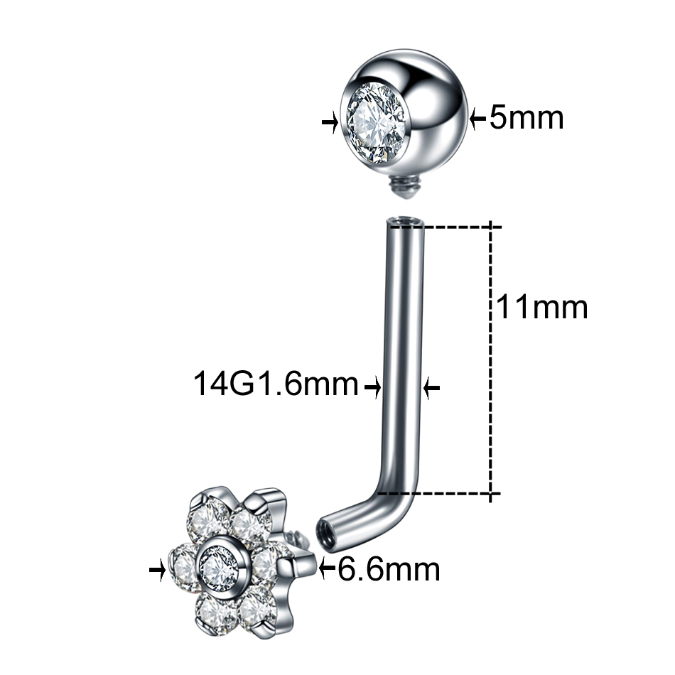 1PC G23 ไทเทเนียมโอปอลคริสตัล  - Christina Jewelry & Watches Marguerite Ørestik Forgyldt Sølv บทวิจารณ์และราคา