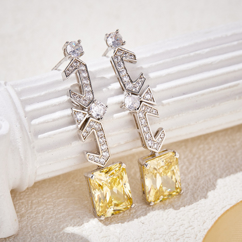 Pure 925 เงินสเตอร์ลิงเครื่องป - Diamond Stud Earrings บทวิจารณ์และราคา