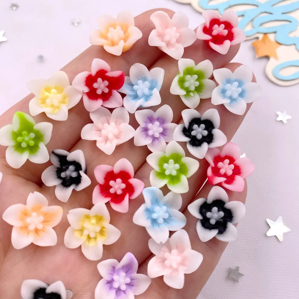 50ชิ้นเรซิน13มม. สีสันผักบุ้งฝ - Paradise Jewelry & Watches Llc Photos บทวิจารณ์และราคา
