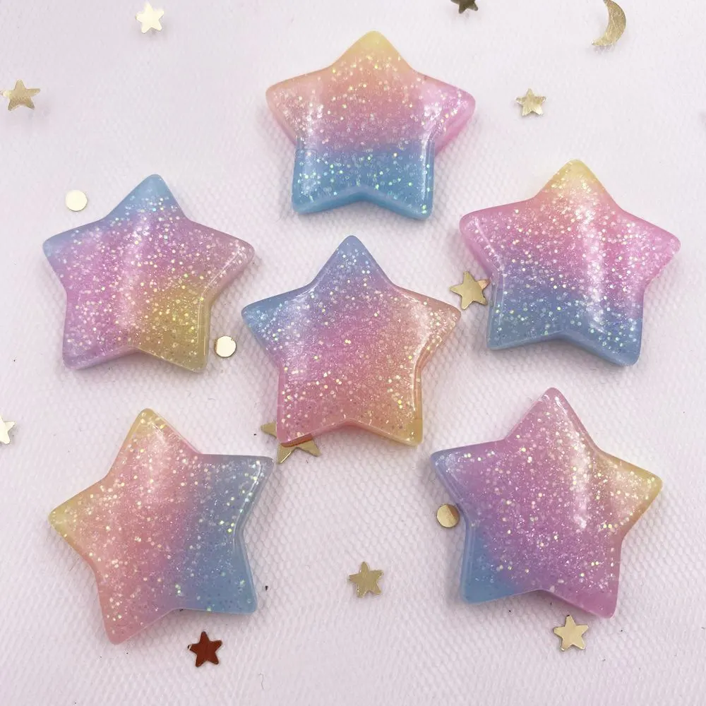 10PCS Glitter Kawaii เรซิ่นที่ - Paradise Jewelry & Watches Llc Photos บทวิจารณ์และราคา