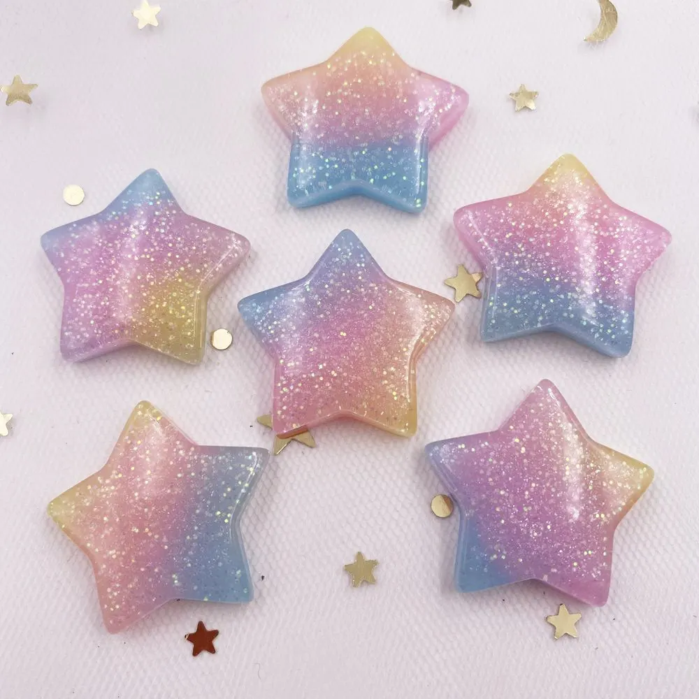 10PCS Glitter Kawaii เรซิ่นที่ - Paradise Jewelry & Watches Llc Photos บทวิจารณ์และราคา