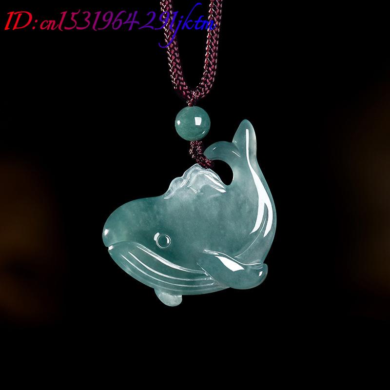 จี้สร้อยคอหยกพม่าแท้รูปปลาวาฬ  - Jewelry & Watches Sp Zo O บทวิจารณ์และราคา
