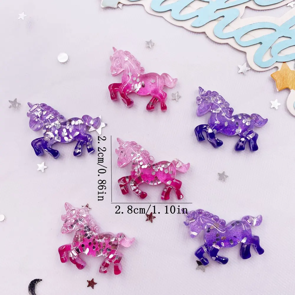 6PCS เรซิ่นที่มีสีสัน Glitter  - Paradise Jewelry & Watches Llc Photos บทวิจารณ์และราคา