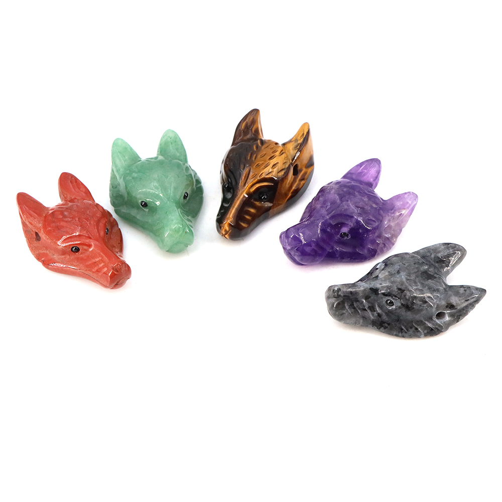 จี้หินรูปหัวหมาป่าขนาด 40 มม.  - Wolf Jewelry & Watches Tampa บทวิจารณ์และราคา