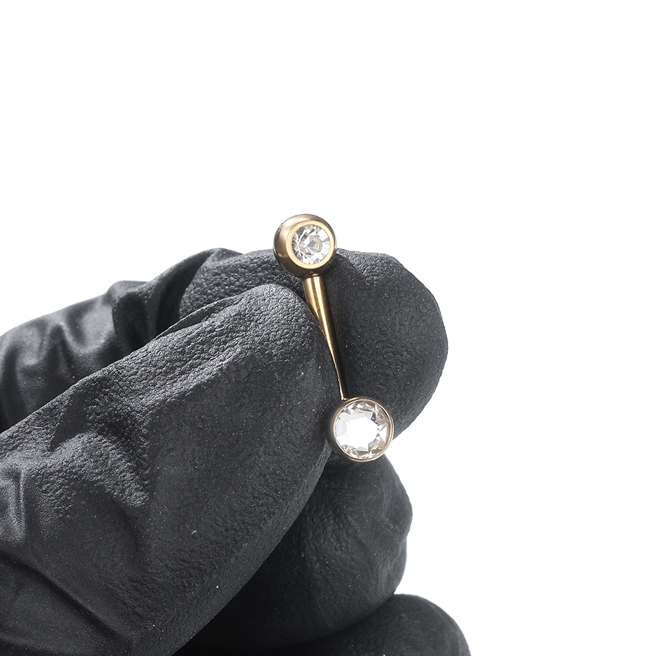 จิวเจาะสะดือแบบติดแน่น 5 ชิ้น/ - Christina Jewelry & Watches Marguerite Ørestik Forgyldt Sølv บทวิจารณ์และราคา