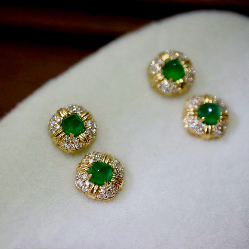 อาซูโอ ไฟน์ จิวเวลรี่ 18K ทองค - Diamond Stud Earrings บทวิจารณ์และราคา