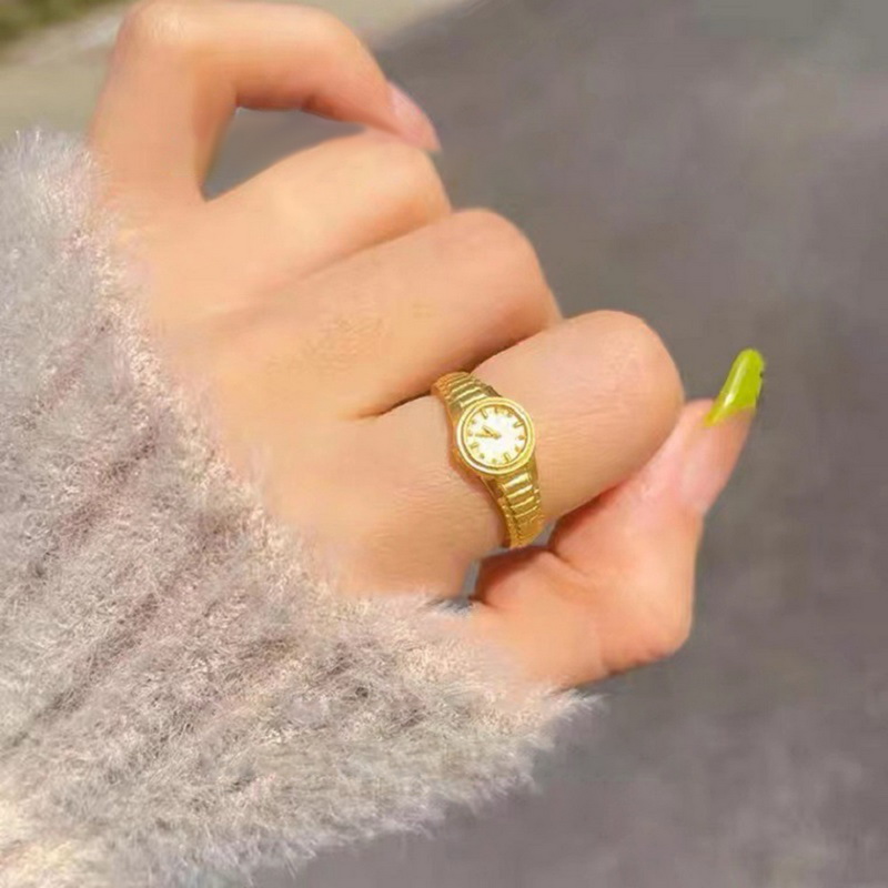 แหวนแฟชั่น1ชิ้นแหวนนาฬิกาแหวนค - Vintage Jewelry Watches Women บทวิจารณ์และราคา