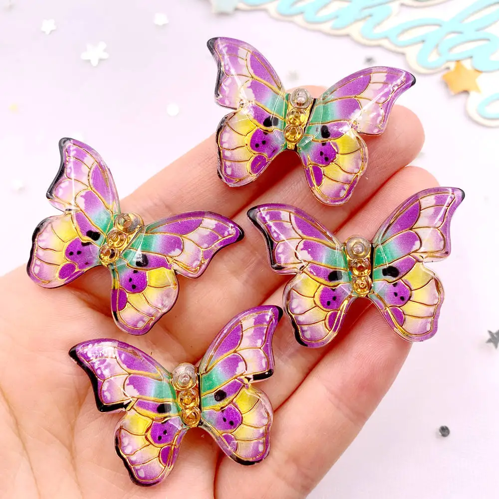 10pcs สีสันสวยงามตุ๊กตาผีเสื้อ - Paradise Jewelry & Watches Llc Photos บทวิจารณ์และราคา
