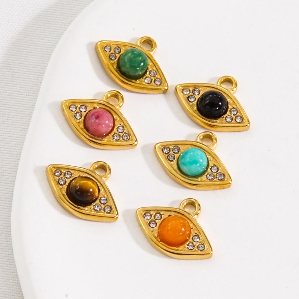 3ชิ้นจี้หินธรรมชาติ12X9มม. จี้ - Charm Bracelet Beads บทวิจารณ์และราคา