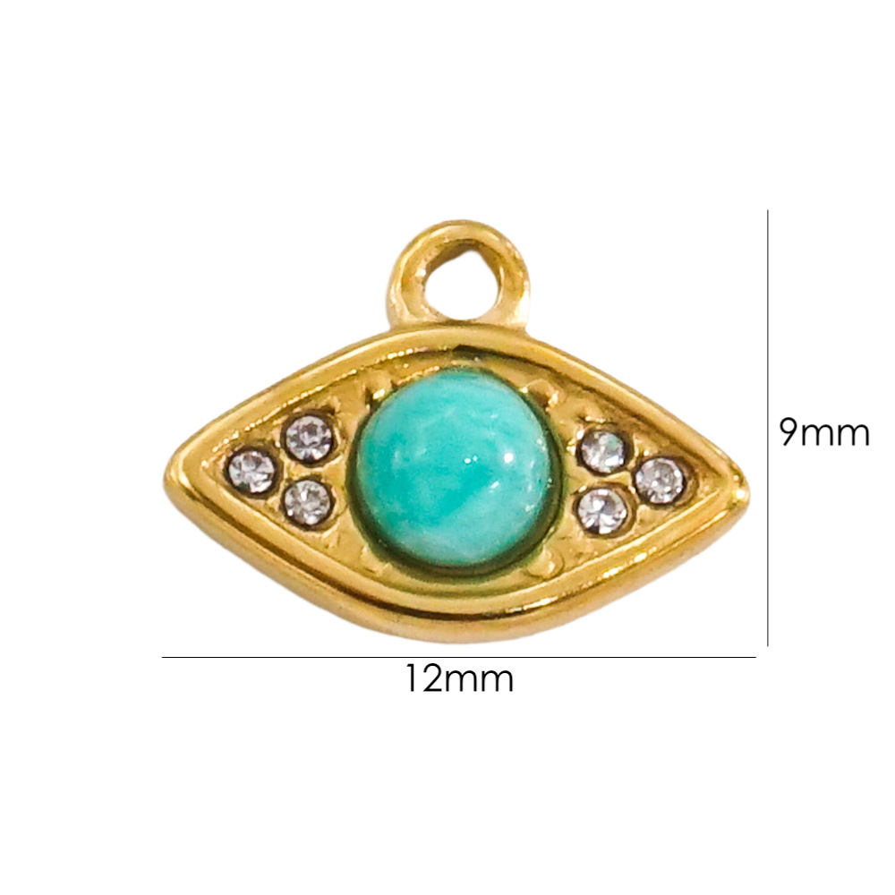 3ชิ้นจี้หินธรรมชาติ12X9มม. จี้ - Charm Bracelet Beads บทวิจารณ์และราคา