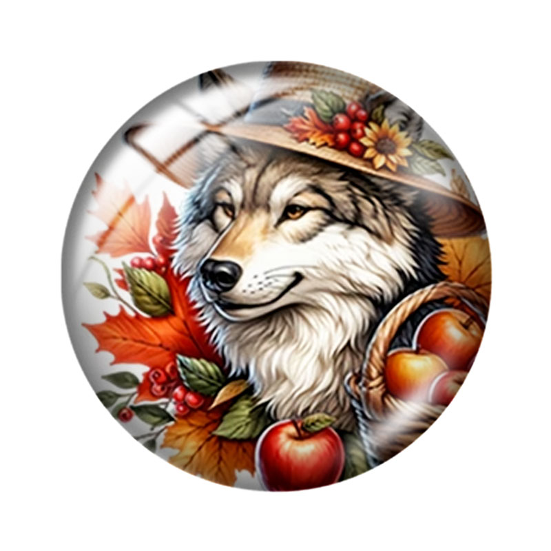 จี้แก้วลายดอกไม้ฤดูใบไม้ร่วง ข - Wolf Jewelry & Watches Tampa บทวิจารณ์และราคา