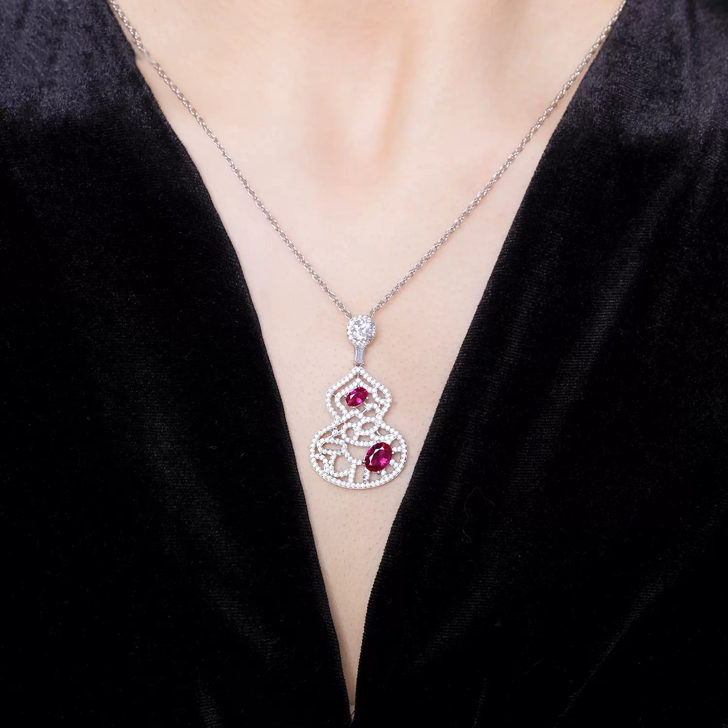 ต่างหูจี้เงินแท้ S925 พร้อมสร้ - Diamond Stud Earrings บทวิจารณ์และราคา