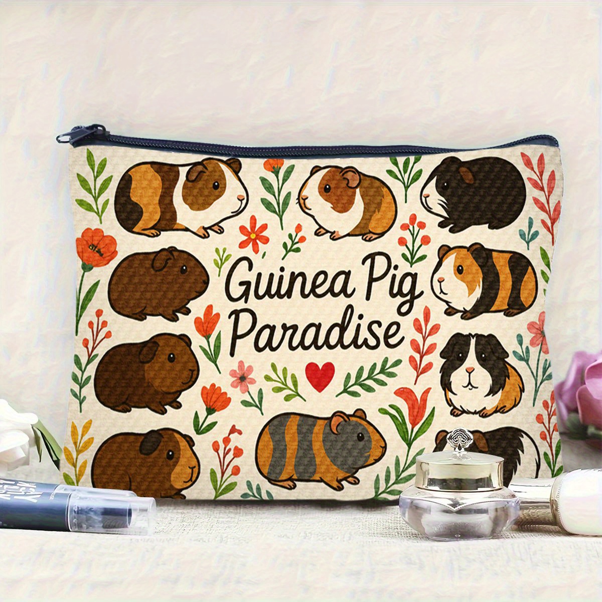 กระเป๋าแต่งหน้า A Guinea Pig P - Paradise Jewelry & Watches Llc Photos บทวิจารณ์และราคา