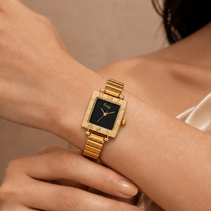 นาฬิกาข้อมือควอตซ์ทรงสี่เหลี่ย - Jewelry Watches For Kids บทวิจารณ์และราคา