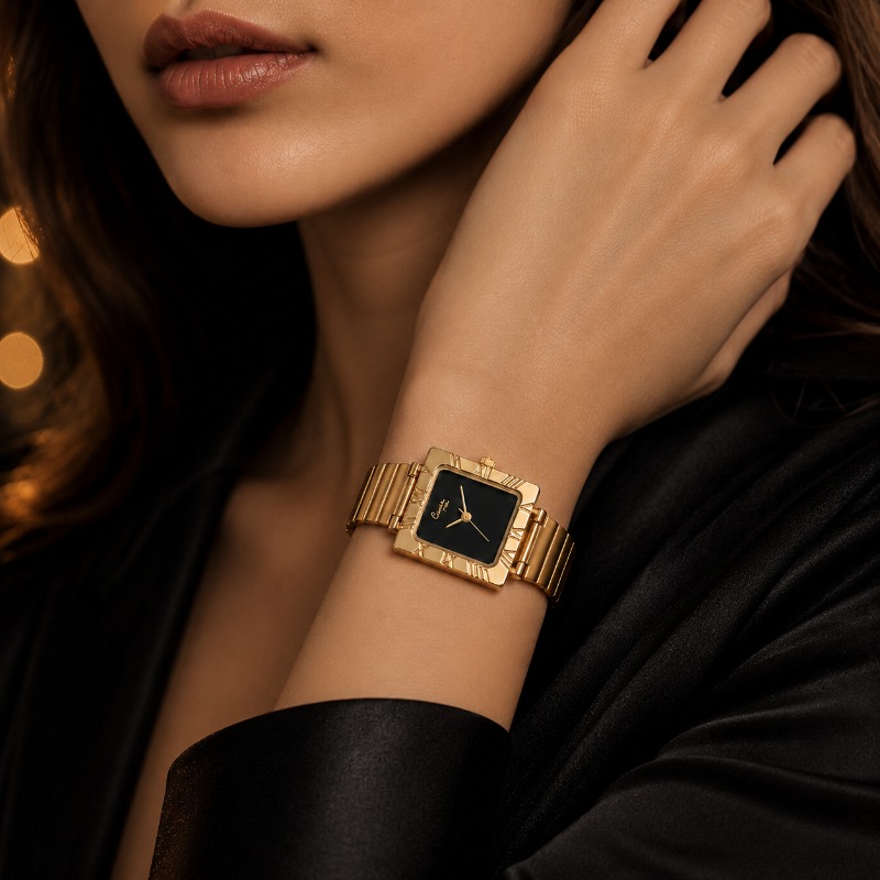 นาฬิกาข้อมือควอตซ์ทรงสี่เหลี่ย - Jewelry Watches For Kids บทวิจารณ์และราคา