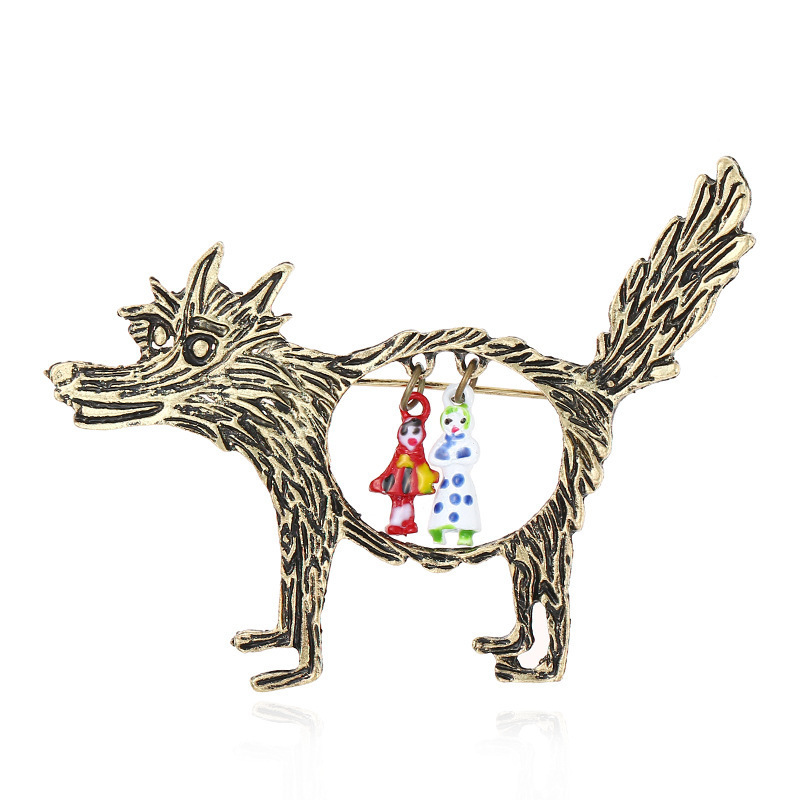 เข็มกลัดติดเสื้อรูปหมาป่าและเด - Wolf Jewelry & Watches Tampa บทวิจารณ์และราคา