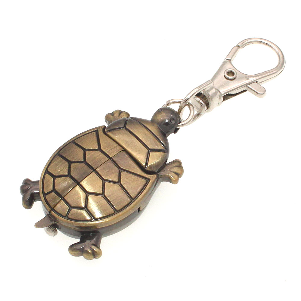 นาฬิกาพกควอตซ์รูปเต่าพร้อมพวงก - Jewelry Watches For Kids บทวิจารณ์และราคา