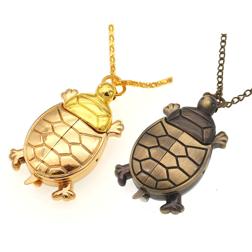 นาฬิกาพกควอตซ์รูปเต่าพร้อมพวงก - Jewelry Watches For Kids บทวิจารณ์และราคา