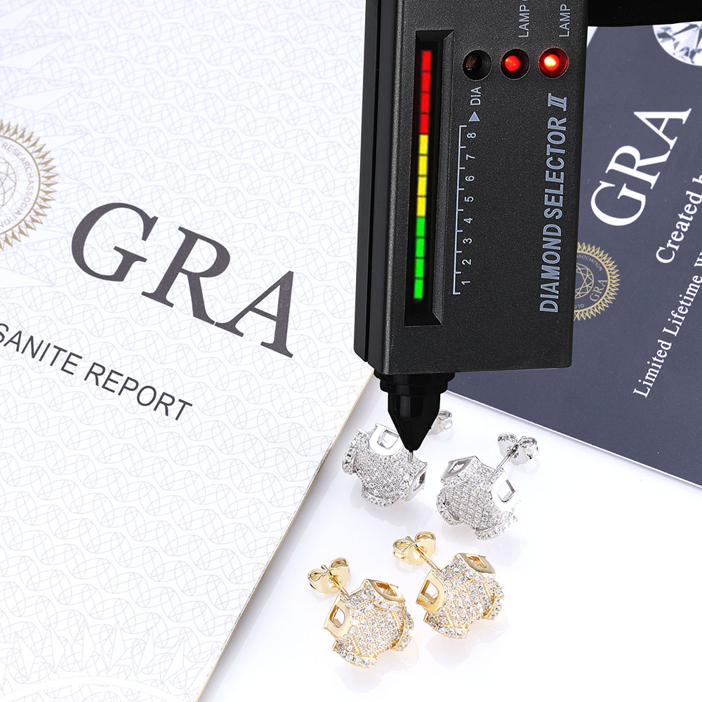ESKEEM เครื่องประดับ Fine 12mm - Diamond Stud Earrings บทวิจารณ์และราคา