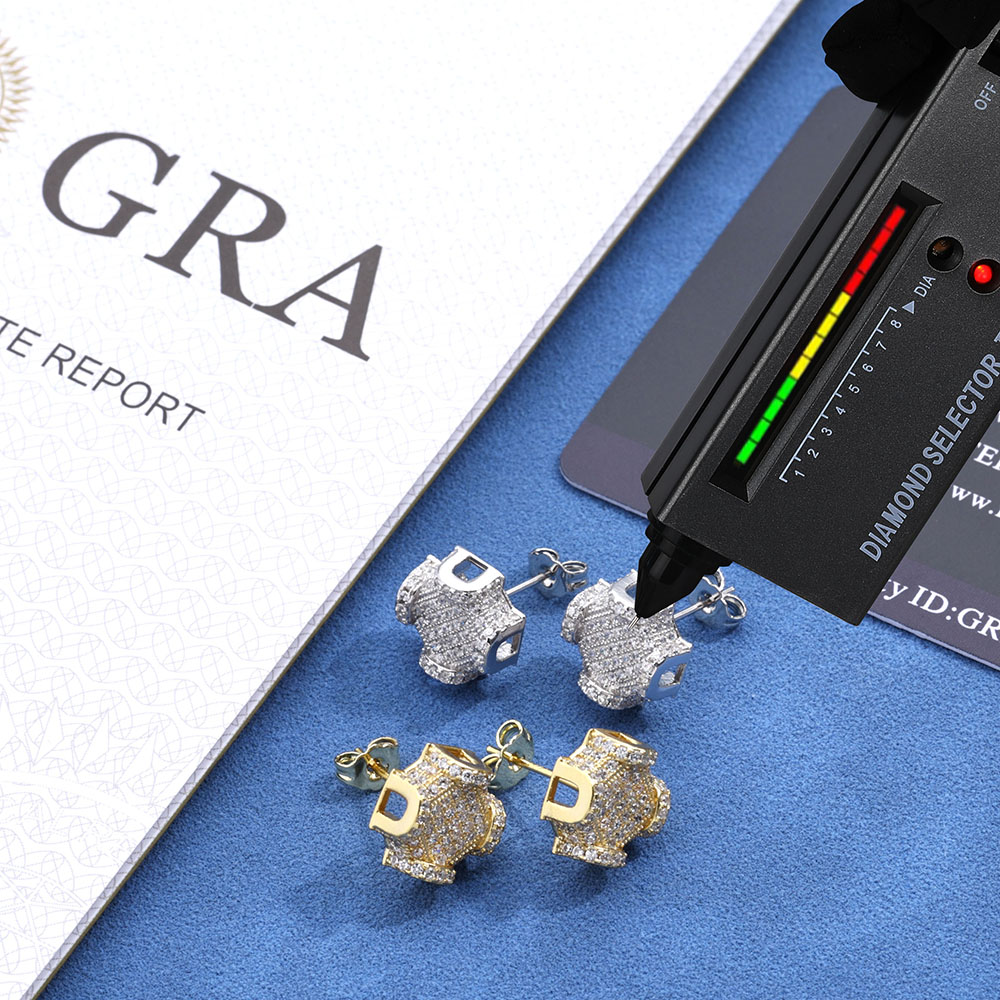 ESKEEM เครื่องประดับ Fine 12mm - Diamond Stud Earrings บทวิจารณ์และราคา