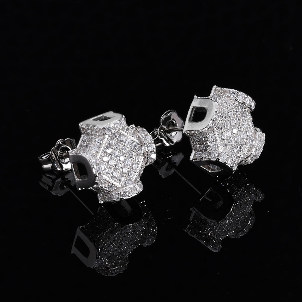 ESKEEM เครื่องประดับ Fine 12mm - Diamond Stud Earrings บทวิจารณ์และราคา