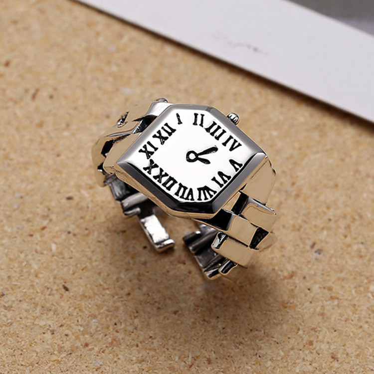 แหวนเงินแท้ 925 สไตล์คิวบา สำห - Vintage Jewelry Watches Women บทวิจารณ์และราคา