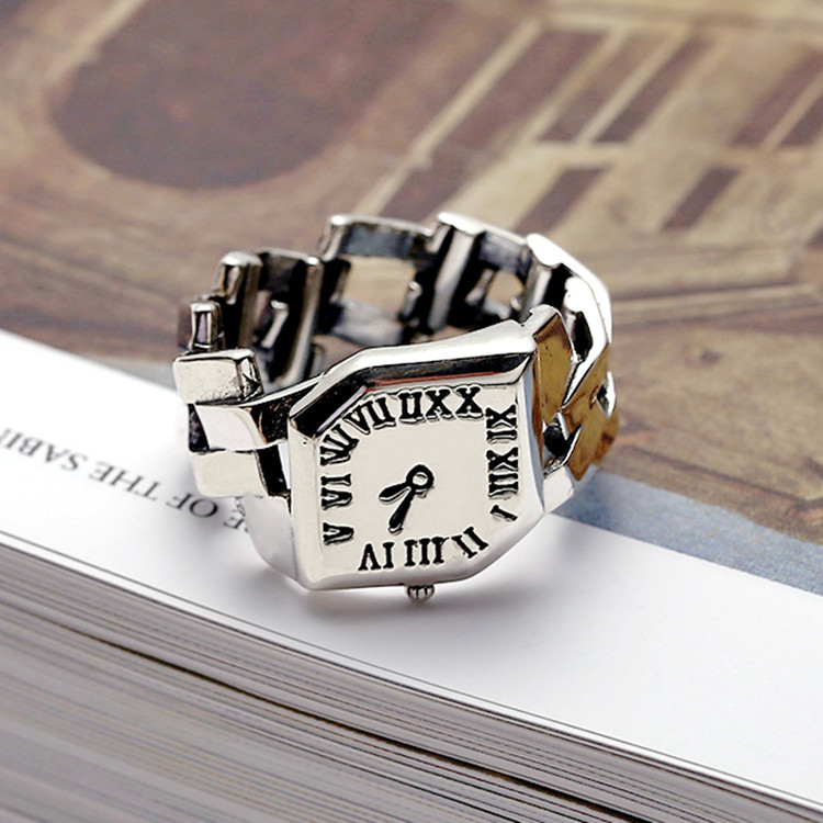 แหวนเงินแท้ 925 สไตล์คิวบา สำห - Vintage Jewelry Watches Women บทวิจารณ์และราคา